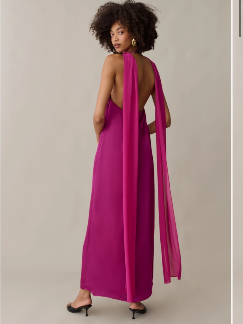 NWT O.P.T Alessia Elegant  Orchid Dress Size Medium - Picture 4 of 9